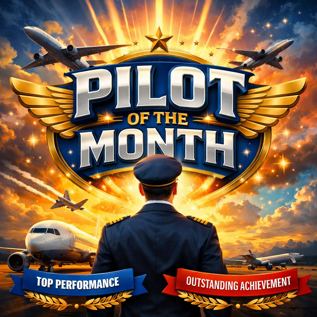 Congratulations on being our Pilot of the Month!