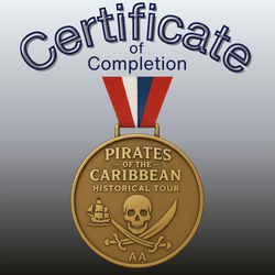 Congratulations on completing the Pirates of the Caribbean Historical Tour