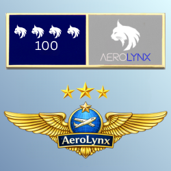 Congrats on completing your 100th flight with AeroLynx!!

Cheers to many more clear skies and tailwinds to you!!
