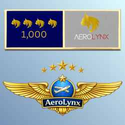 Congrats on completing 1,000 flights with AeroLynx!!

Cheers to you and many more!!!