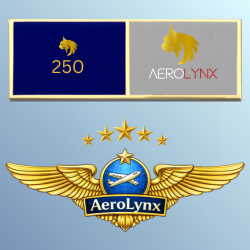 Congrats on completing 250 flights with AeroLynx!!

Cheers to you and many more!!!