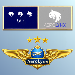 Congrats on completing your 50th flight with AeroLynx!! Cheers to many more clear skies and tailwinds to you!!